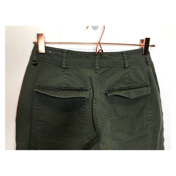 POPSUGAR | Hi-Rise Ankle Cropped Side Stripe Pants - Picture 6 of 9